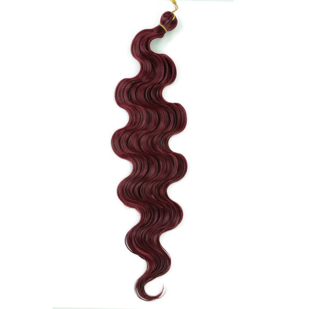 Wigs Fashionable Synthetic Hair Bundles Crochet Hooks Body Waves Long Curly Hair Braided Braids