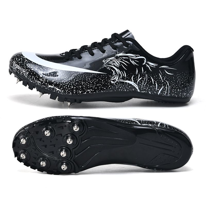 Athletic Running Shoes Nail Shoes for Track And Field Sprint 100 Meter Sports Competition Specifically Designed for Physical Examination Men's Women's Running Sports Shoes