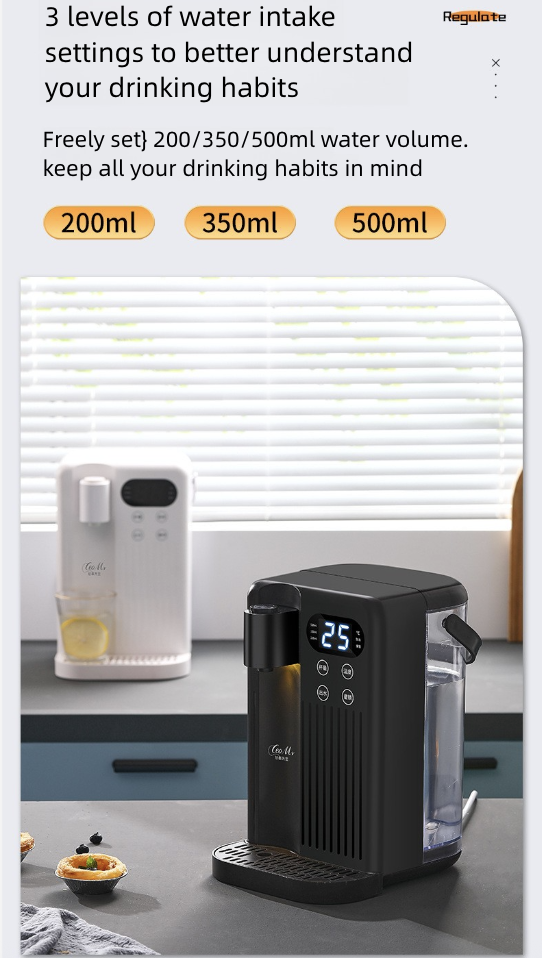 3L Hot Water Dispenser Desktop One Click Instant Water Dispenser Household Small Boiling Water Tank