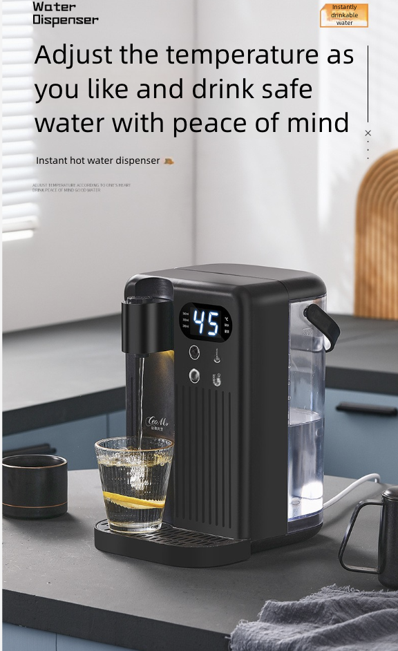 3L Hot Water Dispenser Desktop One Click Instant Water Dispenser Household Small Boiling Water Tank
