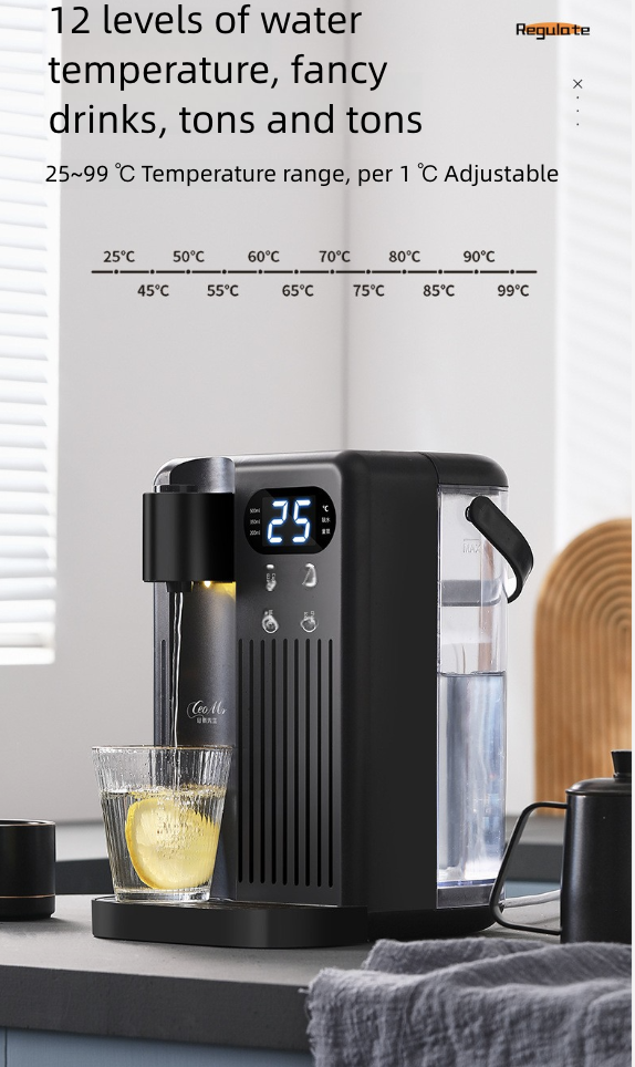 3L Hot Water Dispenser Desktop One Click Instant Water Dispenser Household Small Boiling Water Tank