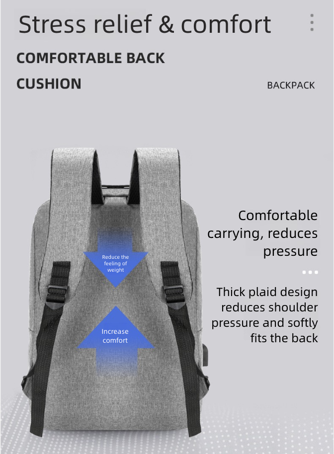 Men's Bags Fashion Backpacks Men's Three-Piece Laptop Bag Travel Backpack Large Capacity Double Shoulder Bag