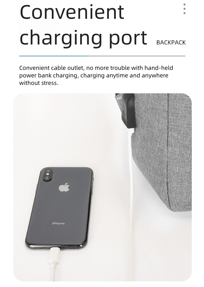 Men's Bags Fashion Backpacks Men's Three-Piece Laptop Bag Travel Backpack Large Capacity Double Shoulder Bag