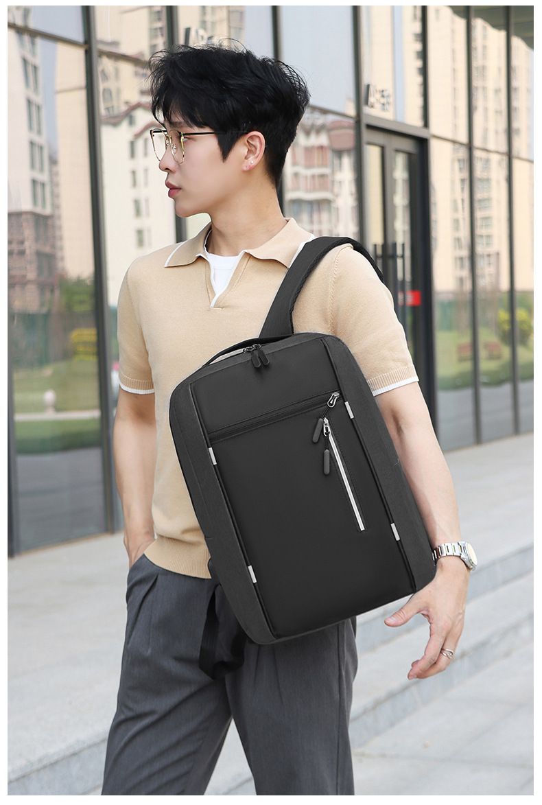 Men's Bags Fashion Backpacks Men's Three-Piece Laptop Bag Travel Backpack Large Capacity Double Shoulder Bag