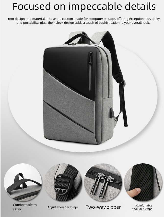 Men's Bags Fashion Backpacks Backpack for Men High-End Large Capacity Lightweight Leisure Multi-Purpose Business Laptop Backpack