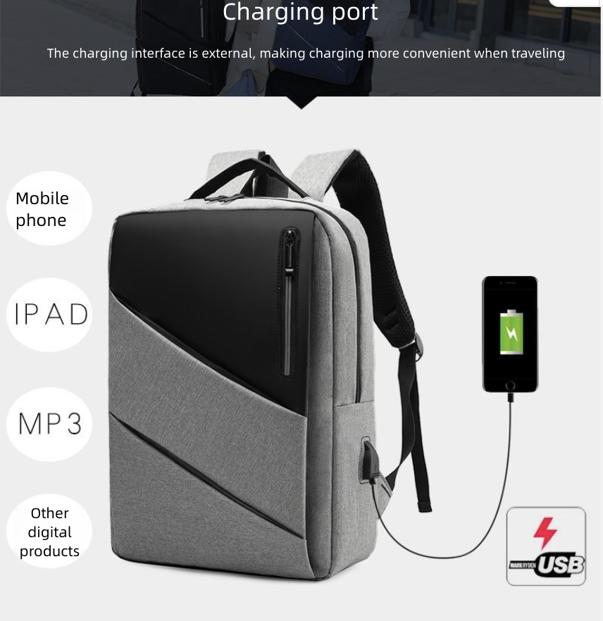 Men's Bags Fashion Backpacks Backpack for Men High-End Large Capacity Lightweight Leisure Multi-Purpose Business Laptop Backpack