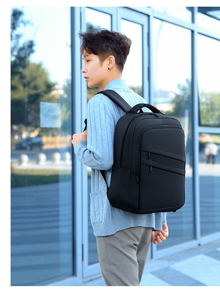 Men's Bags Fashion Backpacks Urban Simple Business Commuter Backpack with USB Charging Port for Men and Students Laptop Bag