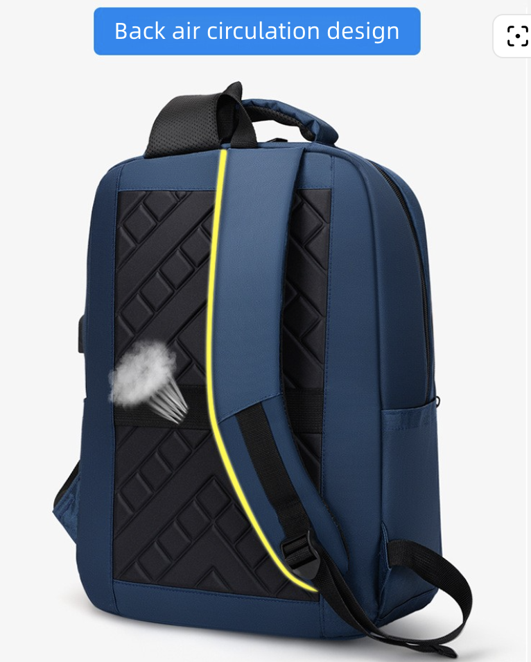 Men's Bags Fashion Backpacks Urban Simple Business Commuter Backpack with USB Charging Port for Men and Students Laptop Bag