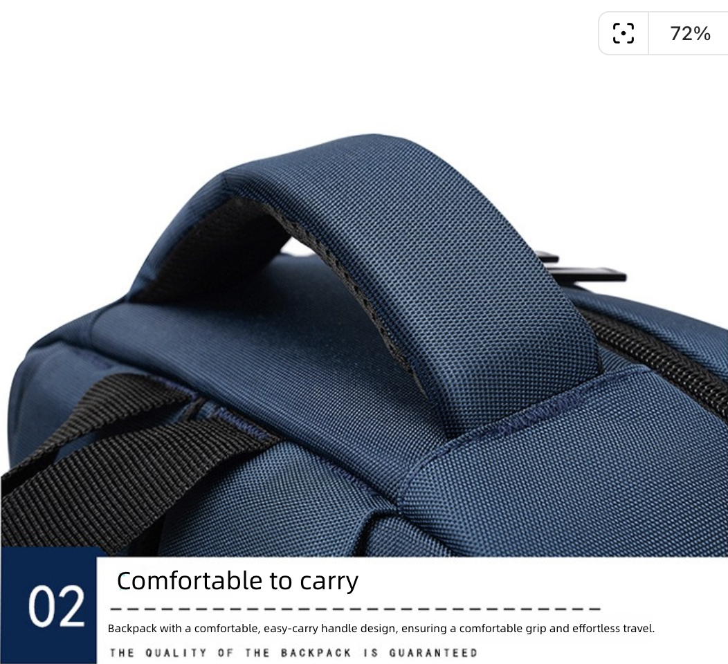 Men's Bags Fashion Backpacks Urban Simple Business Commuter Backpack with USB Charging Port for Men and Students Laptop Bag