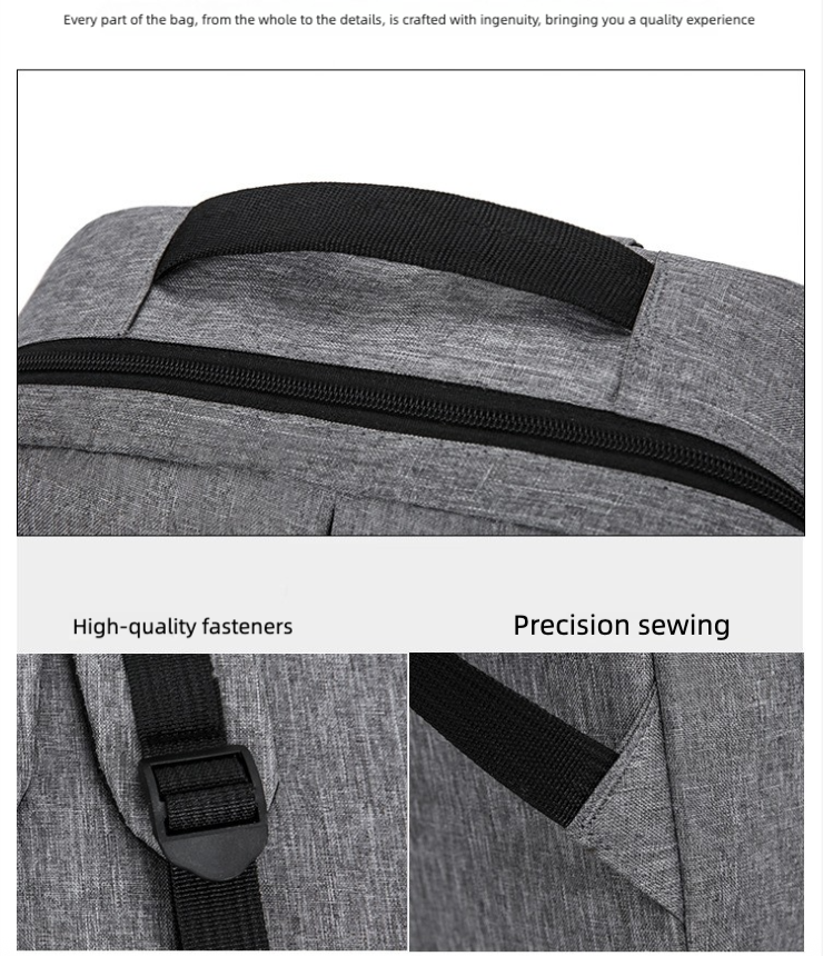 Men's Bags Fashion Backpacks Three Piece Backpack with USB Charging Port Business Laptop Bag Outdoor Travel Large Capacity Backpack