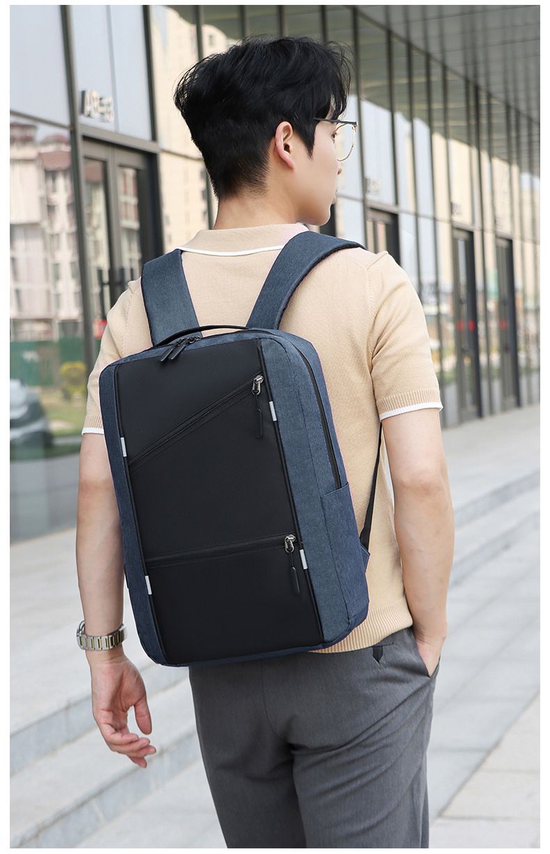 Business Laptop Backpack for Men Large Capacity 3-Piece Set Dual Shoulder Bag Multi-Functional USB Charging Casual School Bag Men's Bags Fashion Backpacks