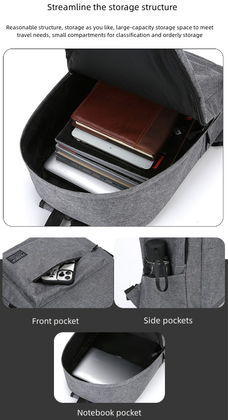 Men's Bags Fashion Backpacks Men's Backpack New Student Backpack Large Capacity Female College Style Fashionable Laptop Bag