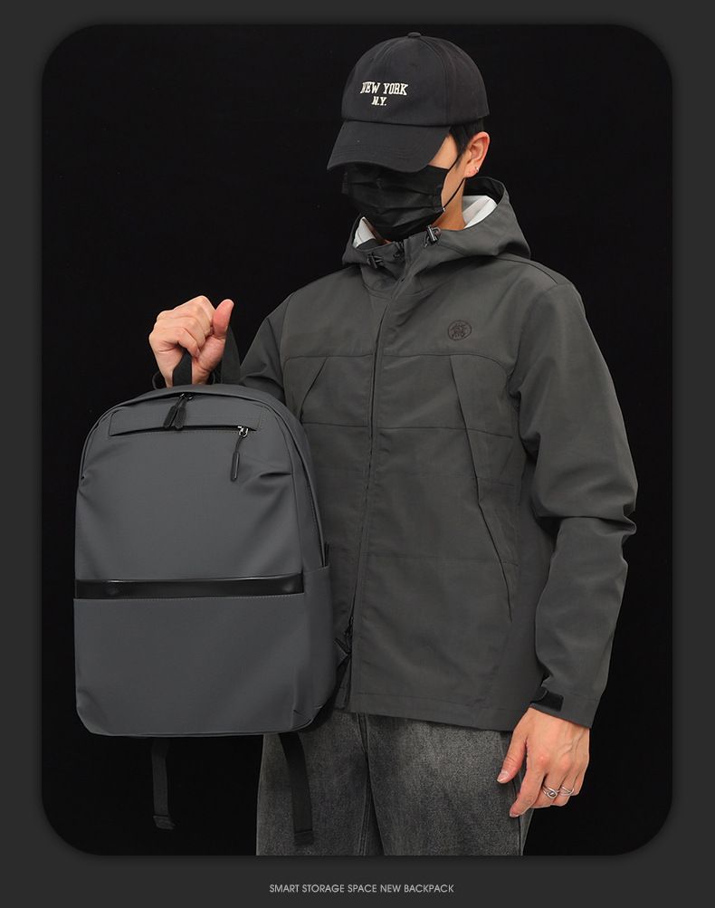 Backpack College Commuting Backpack Men's High-End Sense Large Capacity Business Computer Backpack Men's Bags Fashion Backpacks