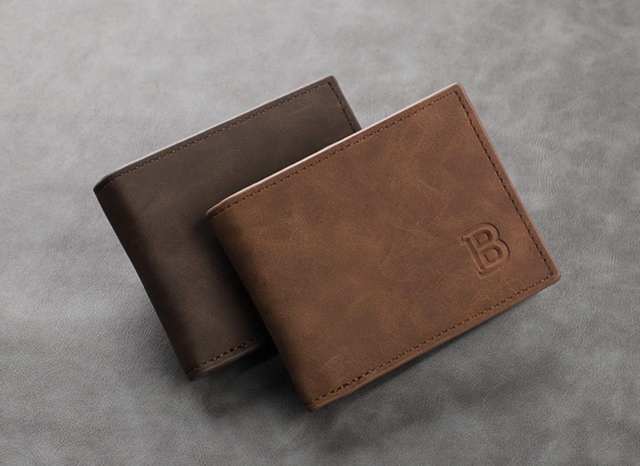 3 pcs Men's Vertical Retro Foldable Multi-Card Wallet Multi-Pocket Money Clip Wallets Holders