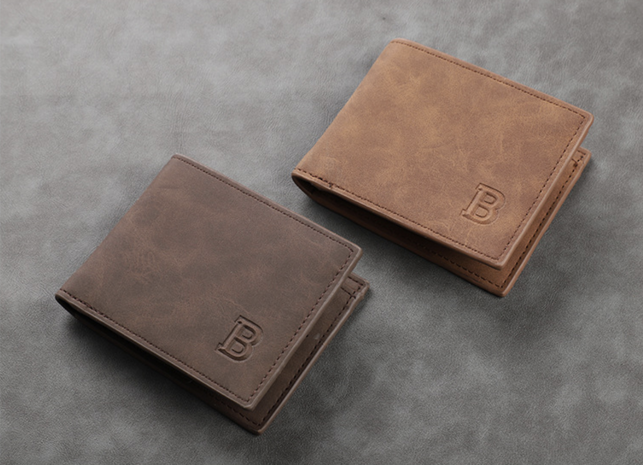 3 pcs Men's Vertical Retro Foldable Multi-Card Wallet Multi-Pocket Money Clip Wallets Holders