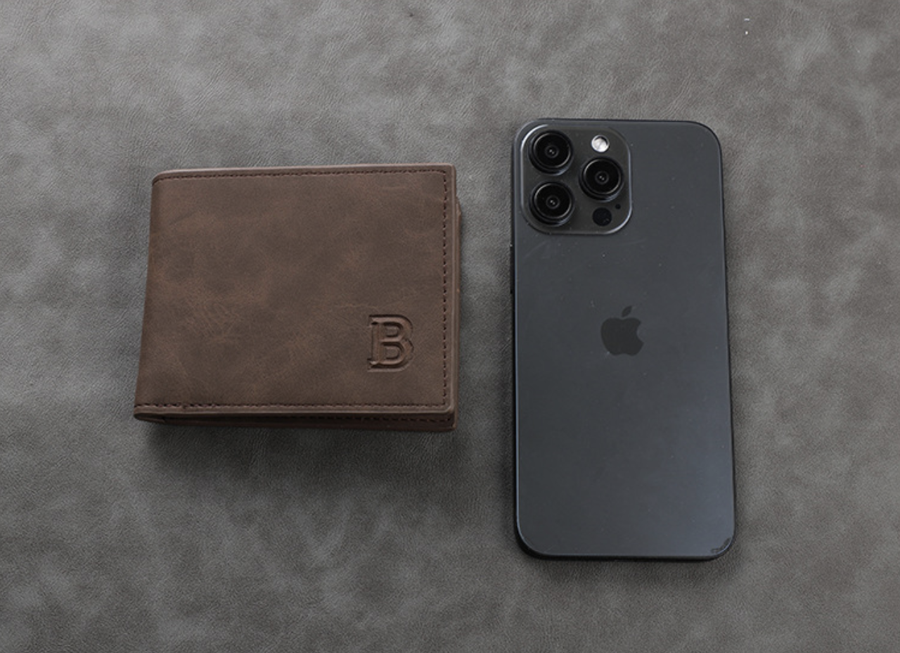 3 pcs Men's Vertical Retro Foldable Multi-Card Wallet Multi-Pocket Money Clip Wallets Holders