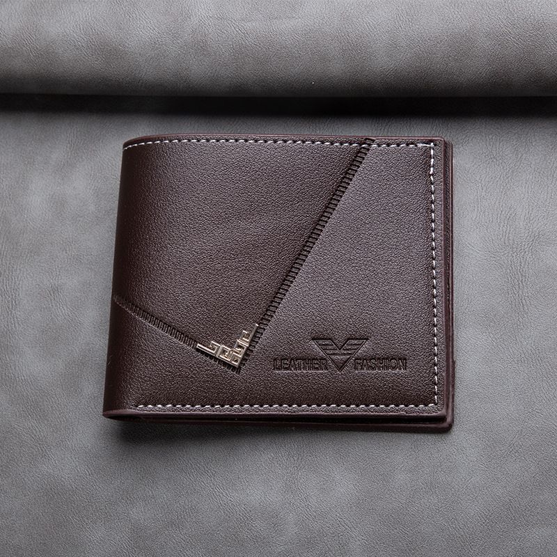 Men's Wallet Short Wallet Multiple Card Slots Horizontal Payment Public Transportation Bank Card Package Credit Card Business Commuting Wallets Holders