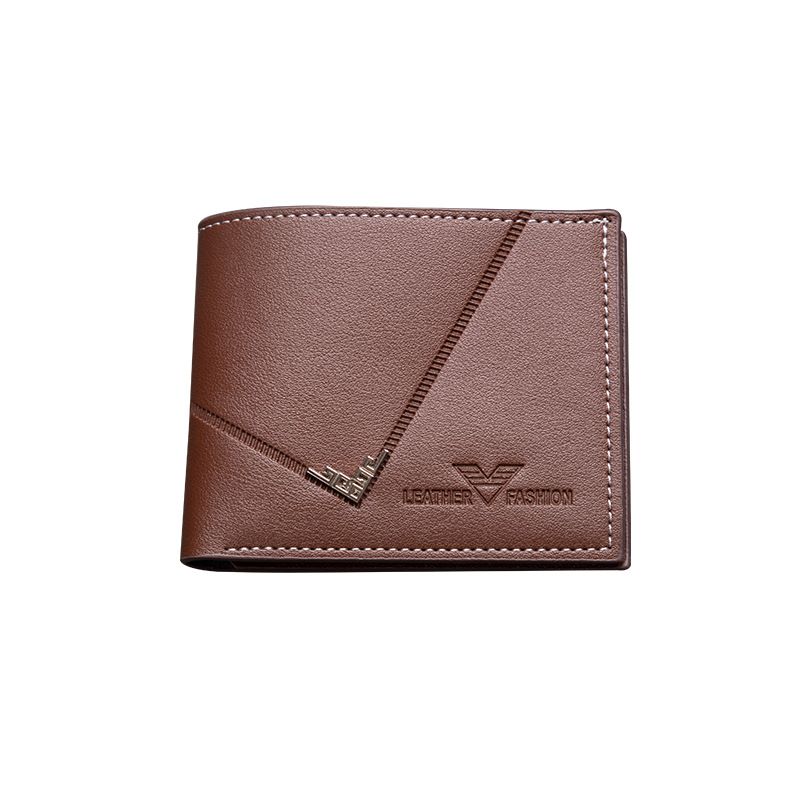 Men's Wallet Short Wallet Multiple Card Slots Horizontal Payment Public Transportation Bank Card Package Credit Card Business Commuting Wallets Holders