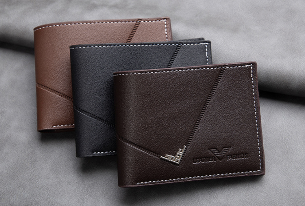 Men's Wallet Short Wallet Multiple Card Slots Horizontal Payment Public Transportation Bank Card Package Credit Card Business Commuting Wallets Holders