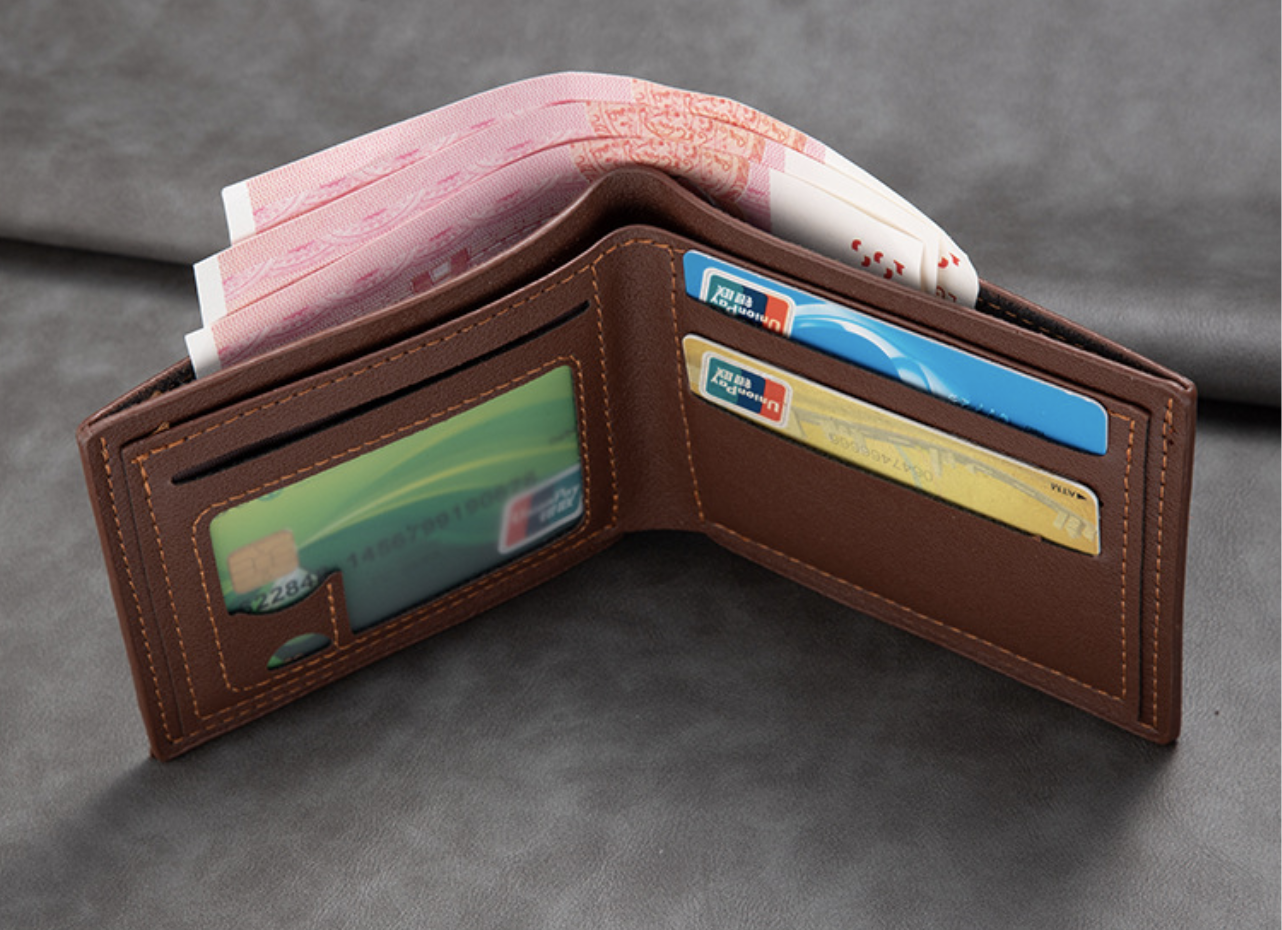 Men's Wallet Short Men's Business Leisure Multi Card Wallet Soft Leather Wallet Trendy Retro Style Wallets Holders