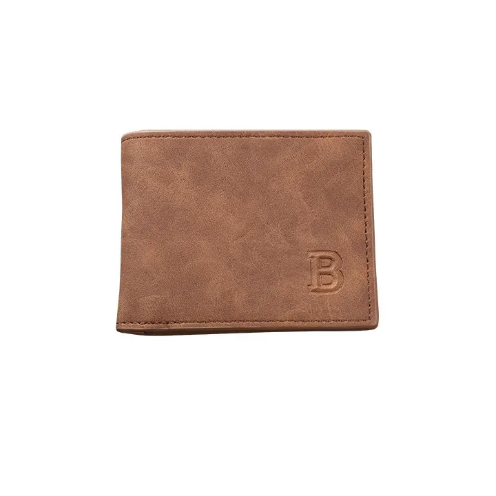 3 pcs Men's Vertical Retro Foldable Multi-Card Wallet Multi-Pocket Money Clip Wallets Holders