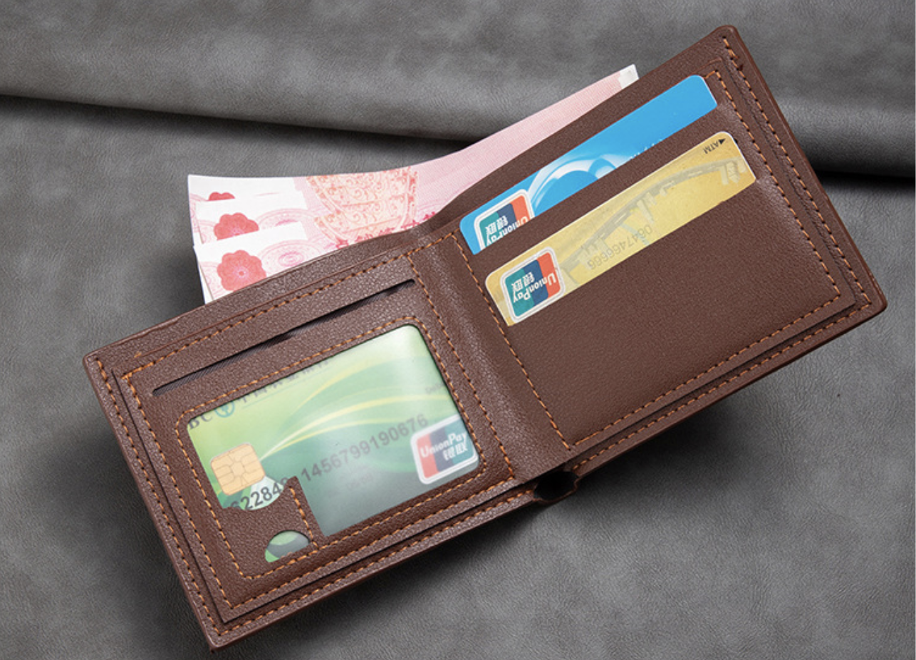 Coin Purse Business Leisure Men's Wallet Large Capacity Waterproof Card Bag Anti-Theft Credit Card Wallets Holders