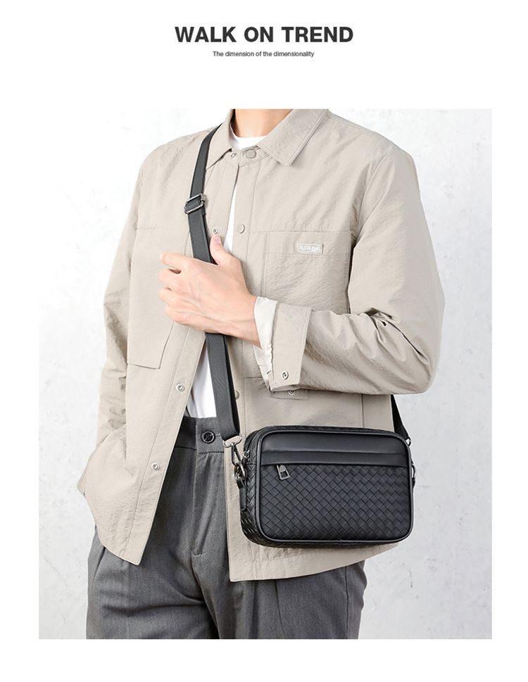 New Men's Trendy Casual Sports Shoulder Bag Outdoor Crossbody Bag Multi-Functional Storage Backpack Portable Small Shoulder Bags