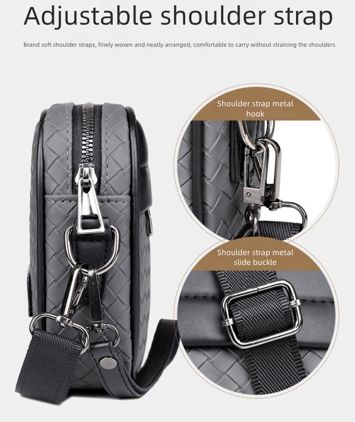 New Men's Trendy Casual Sports Shoulder Bag Outdoor Crossbody Bag Multi-Functional Storage Backpack Portable Small Shoulder Bags