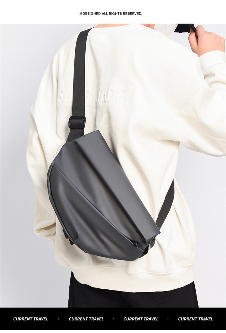 New Trendy Men's Crossbody Bag Waterproof Trendy Cool Cross Shoulder Bag Cross-Body Sling Bags
