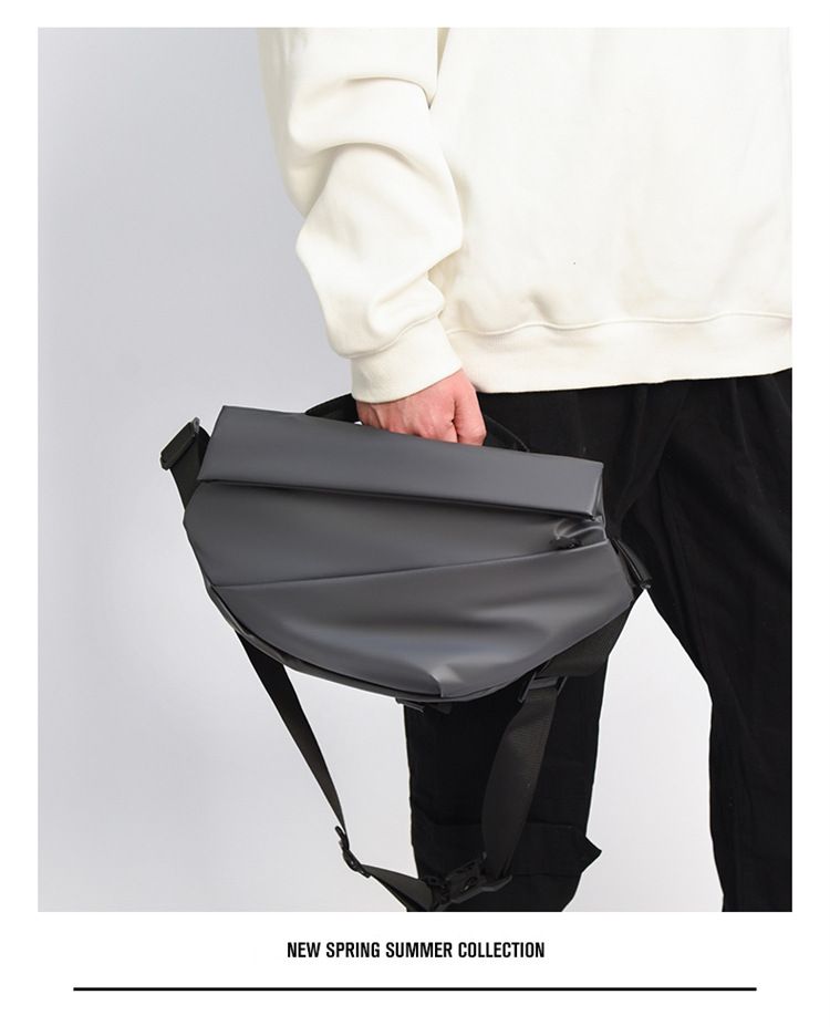 New Trendy Men's Crossbody Bag Waterproof Trendy Cool Cross Shoulder Bag Cross-Body Sling Bags
