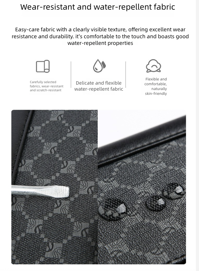 New Men's Checkered Shoulder Bag Trendy Crossbody Bag Men's Street Fashion Shoulder Bag Student Small Bag
