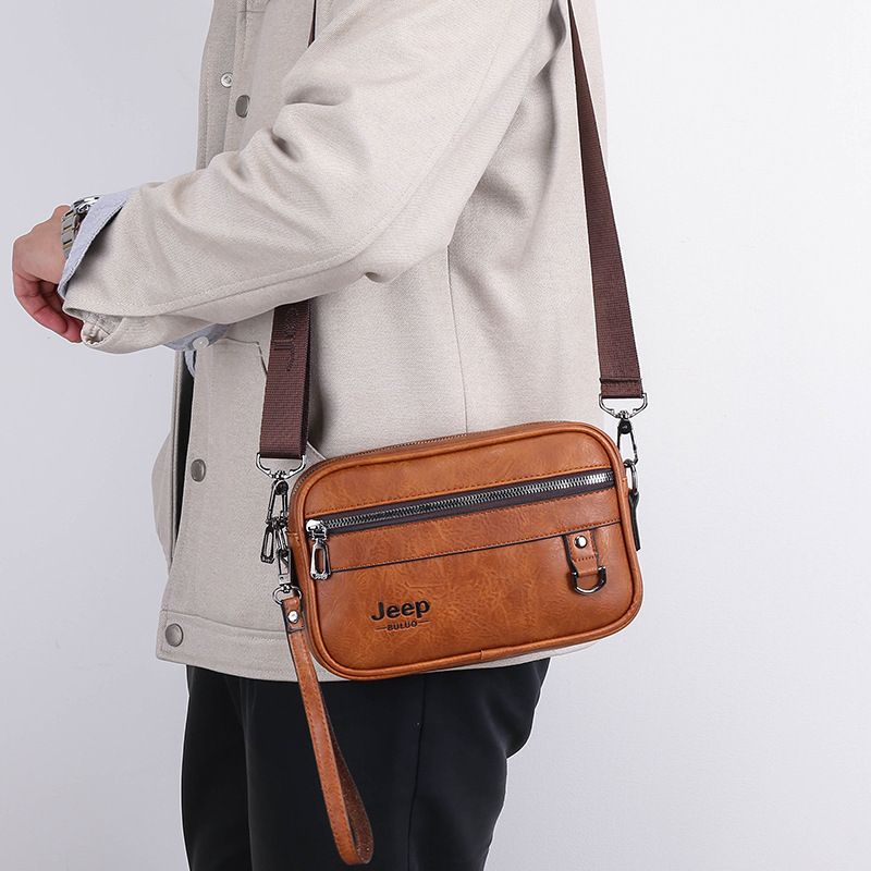 Men's One Shoulder Fashionable Crossbody Bag Casual Fashion Handbag Business Commuting Retro Business Travel Commuting Men's Bags Shoulder Bags