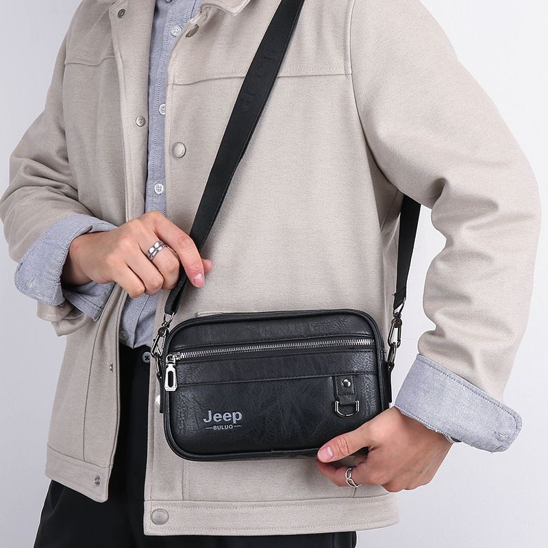 Men's One Shoulder Fashionable Crossbody Bag Casual Fashion Handbag Business Commuting Retro Business Travel Commuting Men's Bags Shoulder Bags