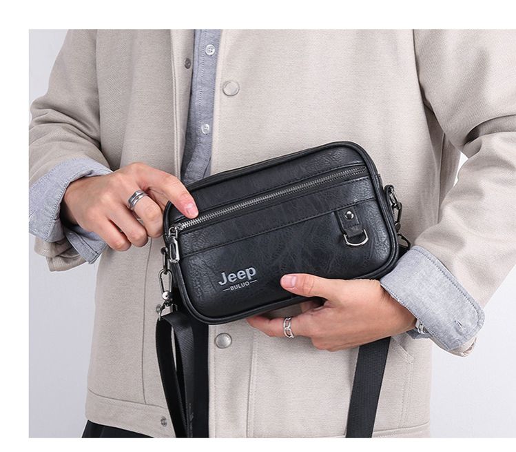 Men's One Shoulder Fashionable Crossbody Bag Casual Fashion Handbag Business Commuting Retro Business Travel Commuting Men's Bags Shoulder Bags