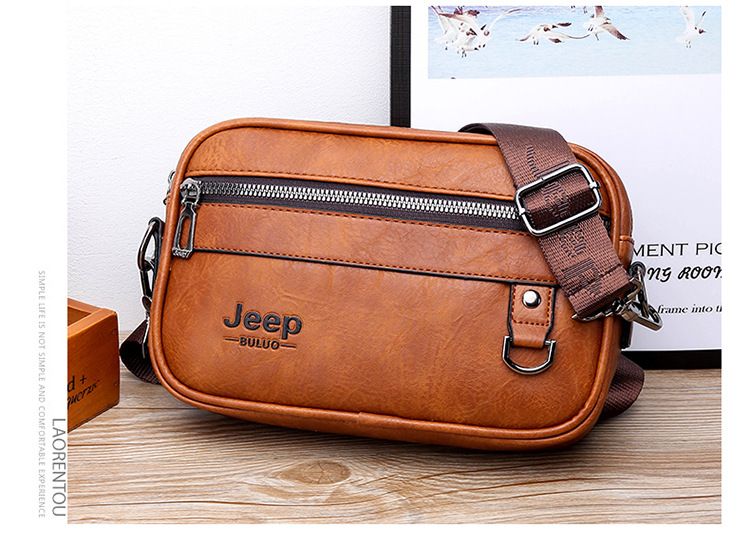 Men's One Shoulder Fashionable Crossbody Bag Casual Fashion Handbag Business Commuting Retro Business Travel Commuting Men's Bags Shoulder Bags