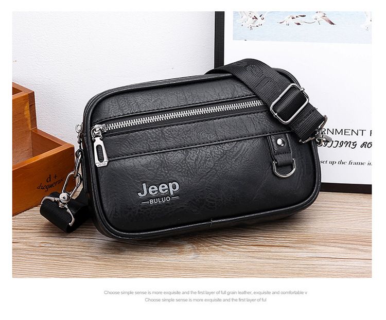 Men's One Shoulder Fashionable Crossbody Bag Casual Fashion Handbag Business Commuting Retro Business Travel Commuting Men's Bags Shoulder Bags