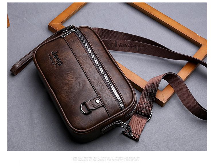 Men's One Shoulder Fashionable Crossbody Bag Casual Fashion Handbag Business Commuting Retro Business Travel Commuting Men's Bags Shoulder Bags