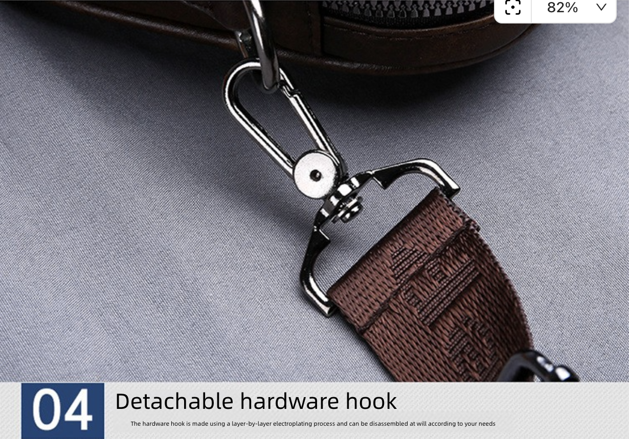 Men's One Shoulder Fashionable Crossbody Bag Casual Fashion Handbag Business Commuting Retro Business Travel Commuting Men's Bags Shoulder Bags