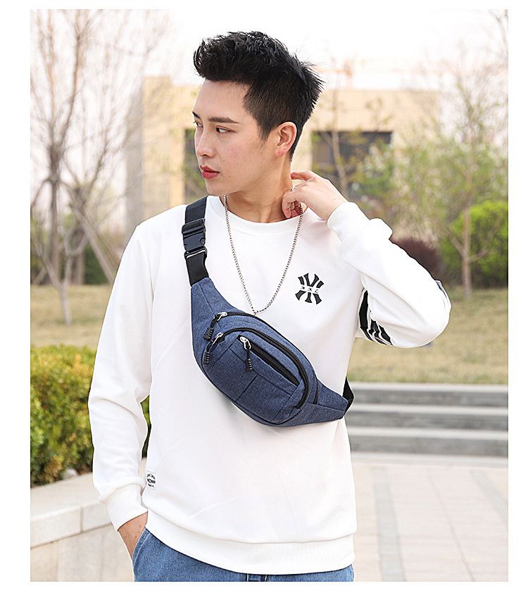 Men's Bags Waist Packs Chest Bag Men's Bag Trendy Travel Outdoor Small Backpack Casual Sports Shoulder Bag Men's Crossbody Phone Bag