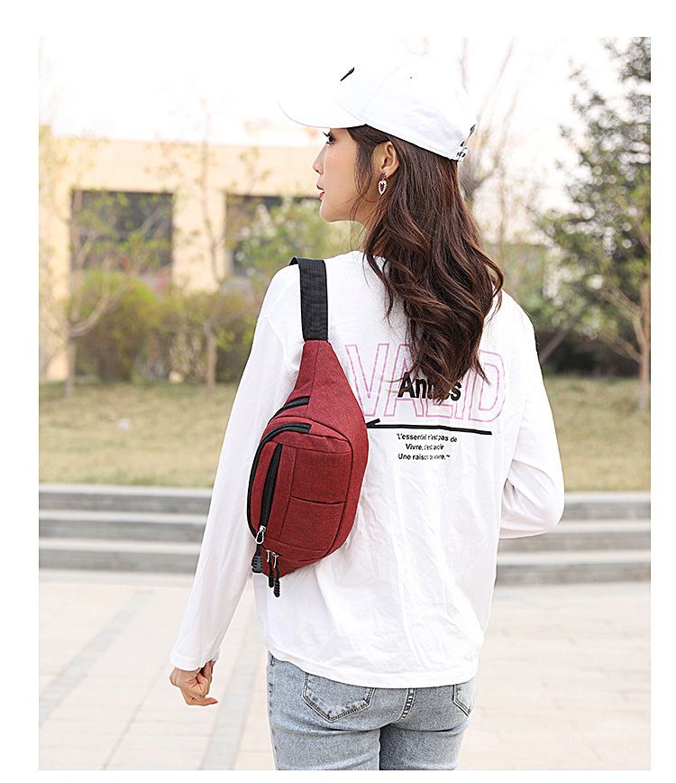 Men's Bags Waist Packs Chest Bag Men's Bag Trendy Travel Outdoor Small Backpack Casual Sports Shoulder Bag Men's Crossbody Phone Bag