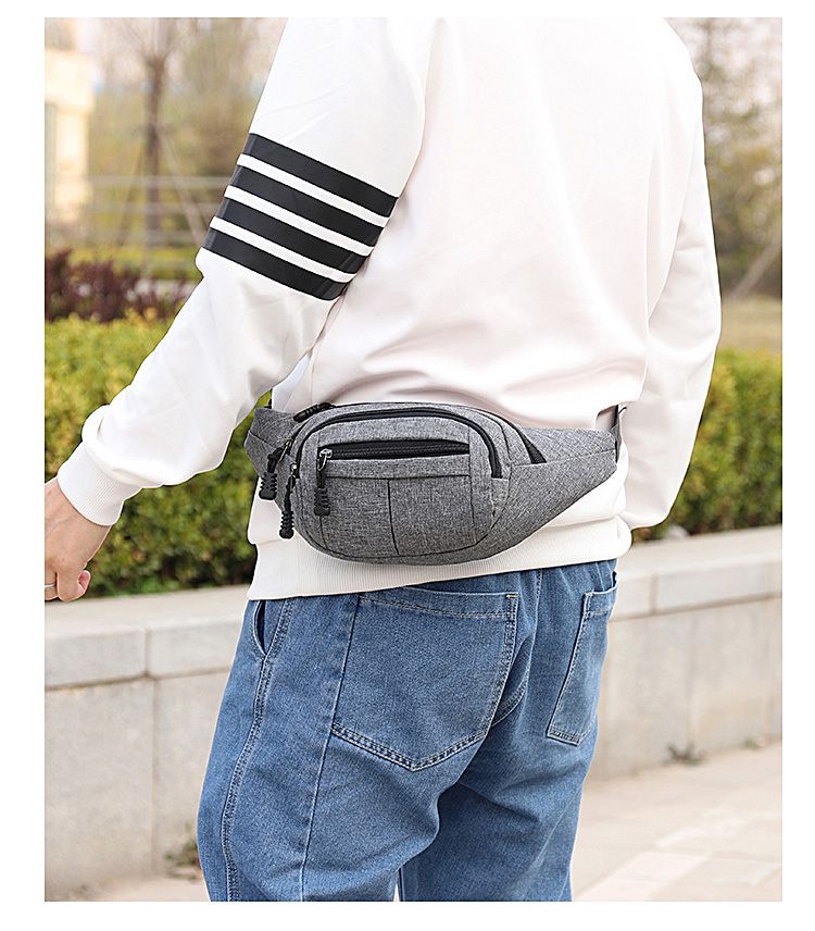 Men's Bags Waist Packs Chest Bag Men's Bag Trendy Travel Outdoor Small Backpack Casual Sports Shoulder Bag Men's Crossbody Phone Bag