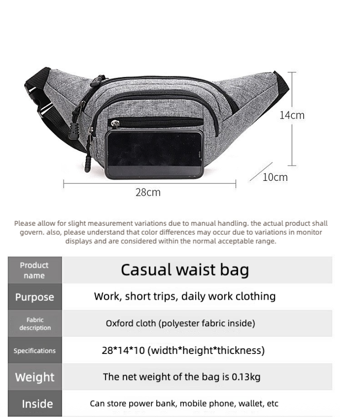 Men's Bags Waist Packs Chest Bag Men's Bag Trendy Travel Outdoor Small Backpack Casual Sports Shoulder Bag Men's Crossbody Phone Bag