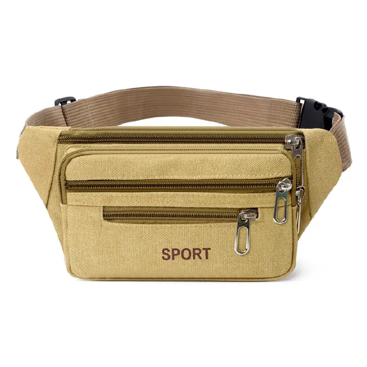Waist Packs Waist Bag for Men Women Large Capacity Multifunctional Construction Site Work Canvas Wear-Resistant Fashionable Business Wallet Collection