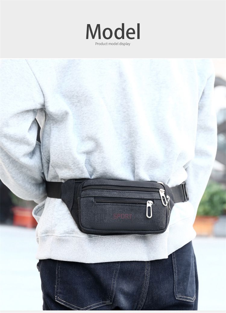 Waist Packs Waist Bag for Men Women Large Capacity Multifunctional Construction Site Work Canvas Wear-Resistant Fashionable Business Wallet Collection