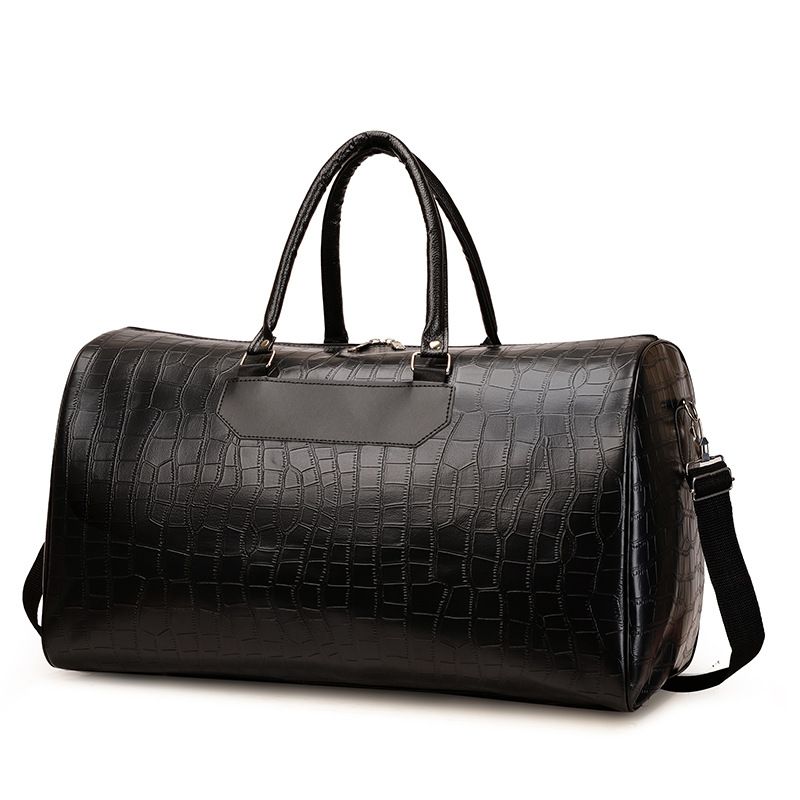 Travel Bags Gym Bag PU Crossbody Bag Business Travel Bag Short Trip Backpack Men's Large Capacity Luggage Tote