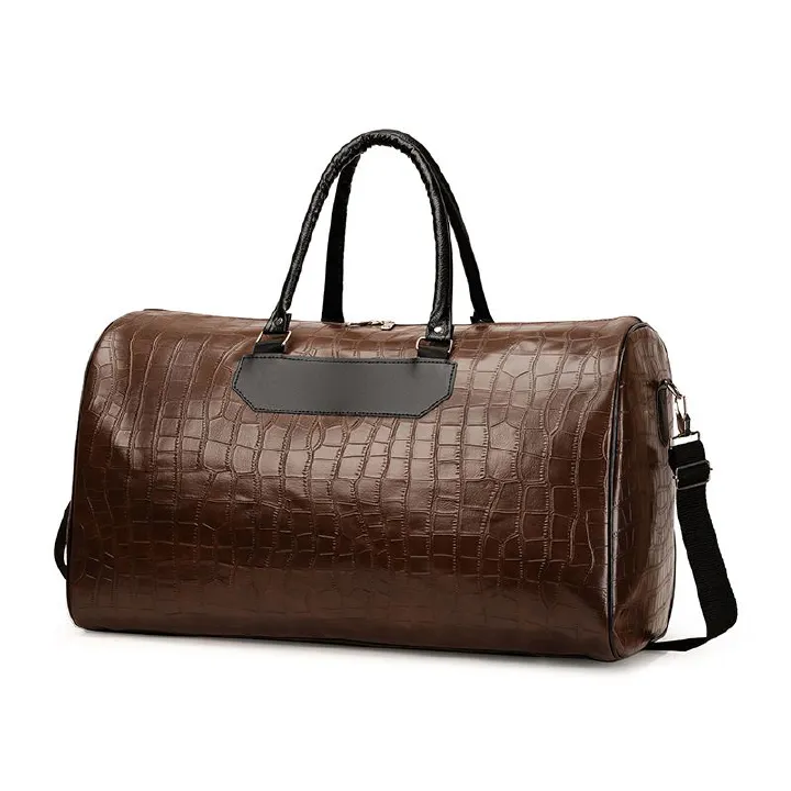 Travel Bags Gym Bag PU Crossbody Bag Business Travel Bag Short Trip Backpack Men's Large Capacity Luggage Tote