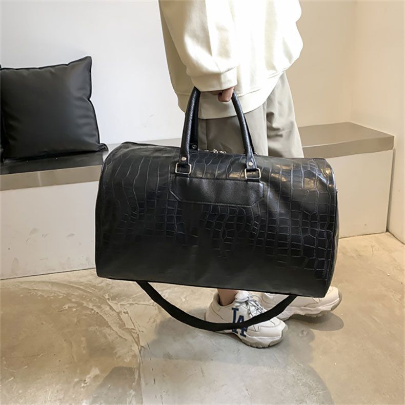 Travel Bags Gym Bag PU Crossbody Bag Business Travel Bag Short Trip Backpack Men's Large Capacity Luggage Tote