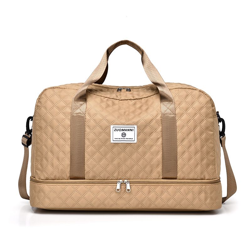 Gym Bag Fitness Bag High-End Dry Wet Separation Business Travel Storage Sports Crossbody Bag Women's Large Capacity Luggage Travel Bag