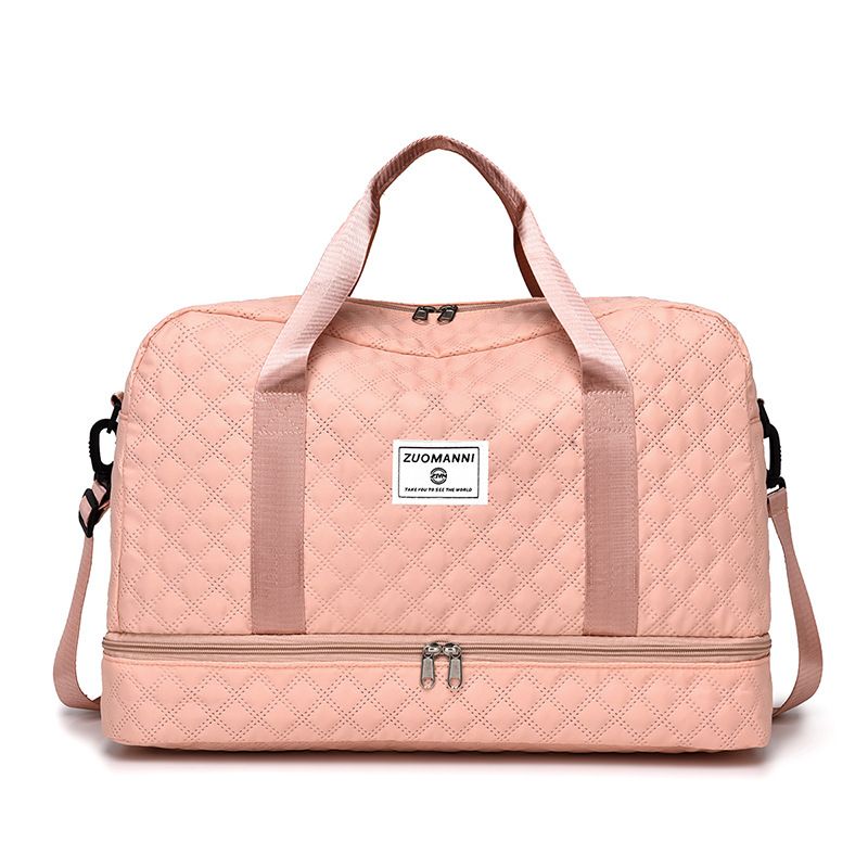 Gym Bag Fitness Bag High-End Dry Wet Separation Business Travel Storage Sports Crossbody Bag Women's Large Capacity Luggage Travel Bag