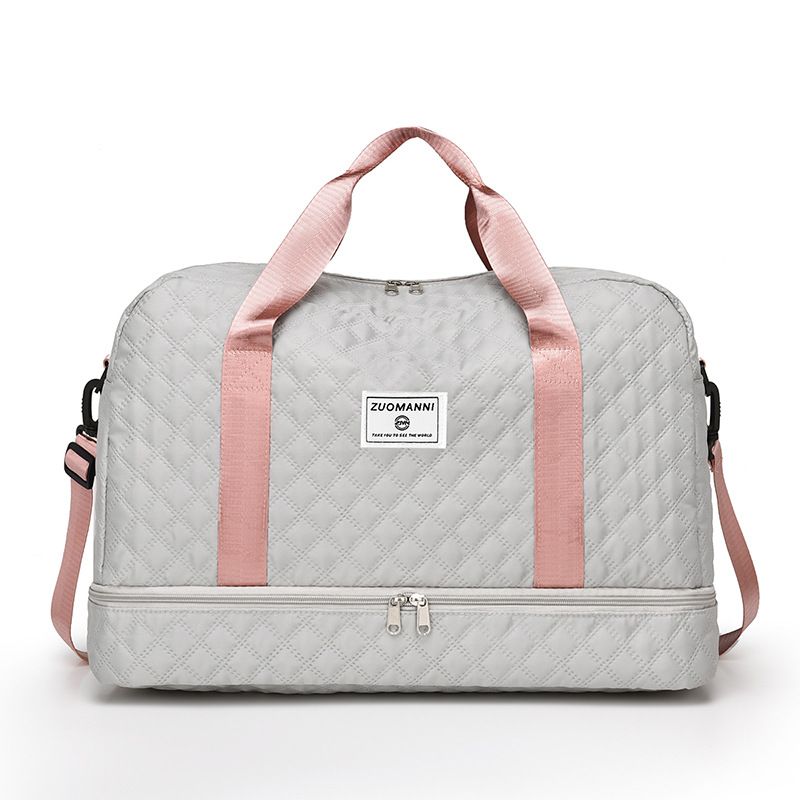 Gym Bag Fitness Bag High-End Dry Wet Separation Business Travel Storage Sports Crossbody Bag Women's Large Capacity Luggage Travel Bag